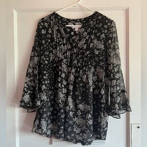 Charter Club floaty top, NWOT size L